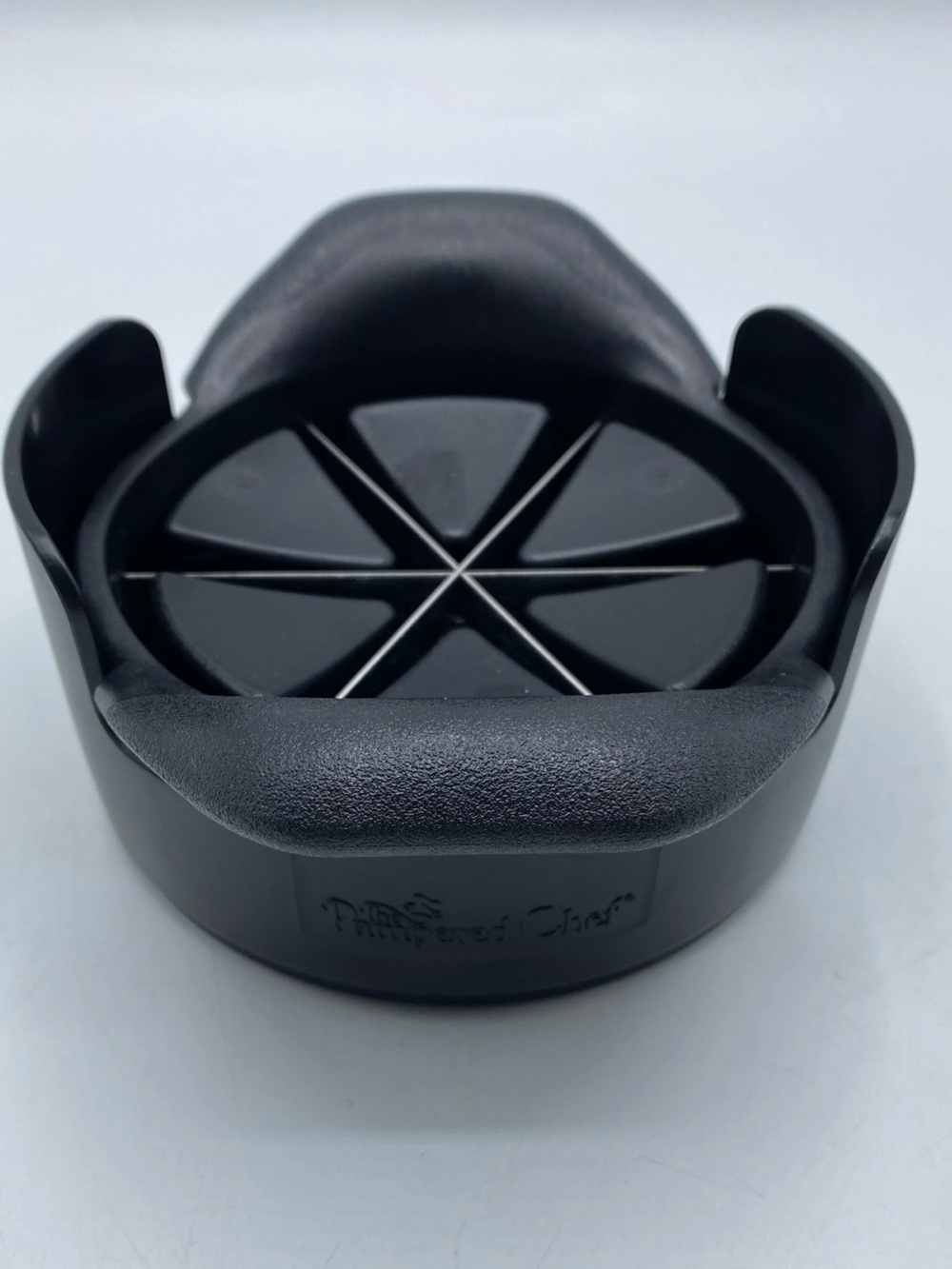 Pampered Chef Apple Fruit Slicer Wedge Blade Cutter w Holder Kitchen Accessorie